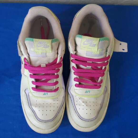 Nike AIR Force 1 Shadow Cashmere/Coral CI0919 700 Women's 10 - Picture 1 of 10